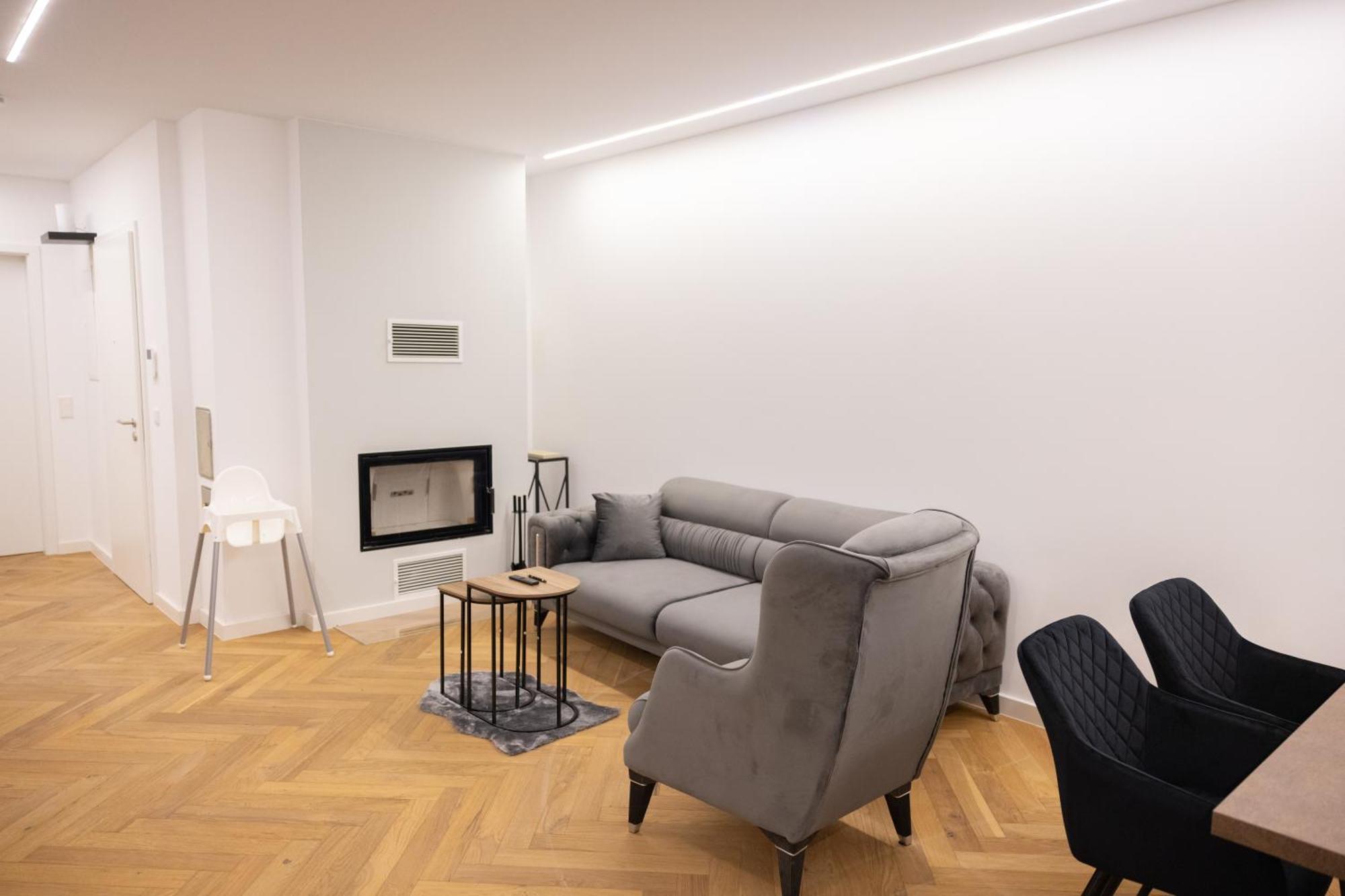 Neubau Apartment Mit Kamin Und Terrasse In Premium Lage Parkplatz Inklusive Bielefeld Luaran gambar