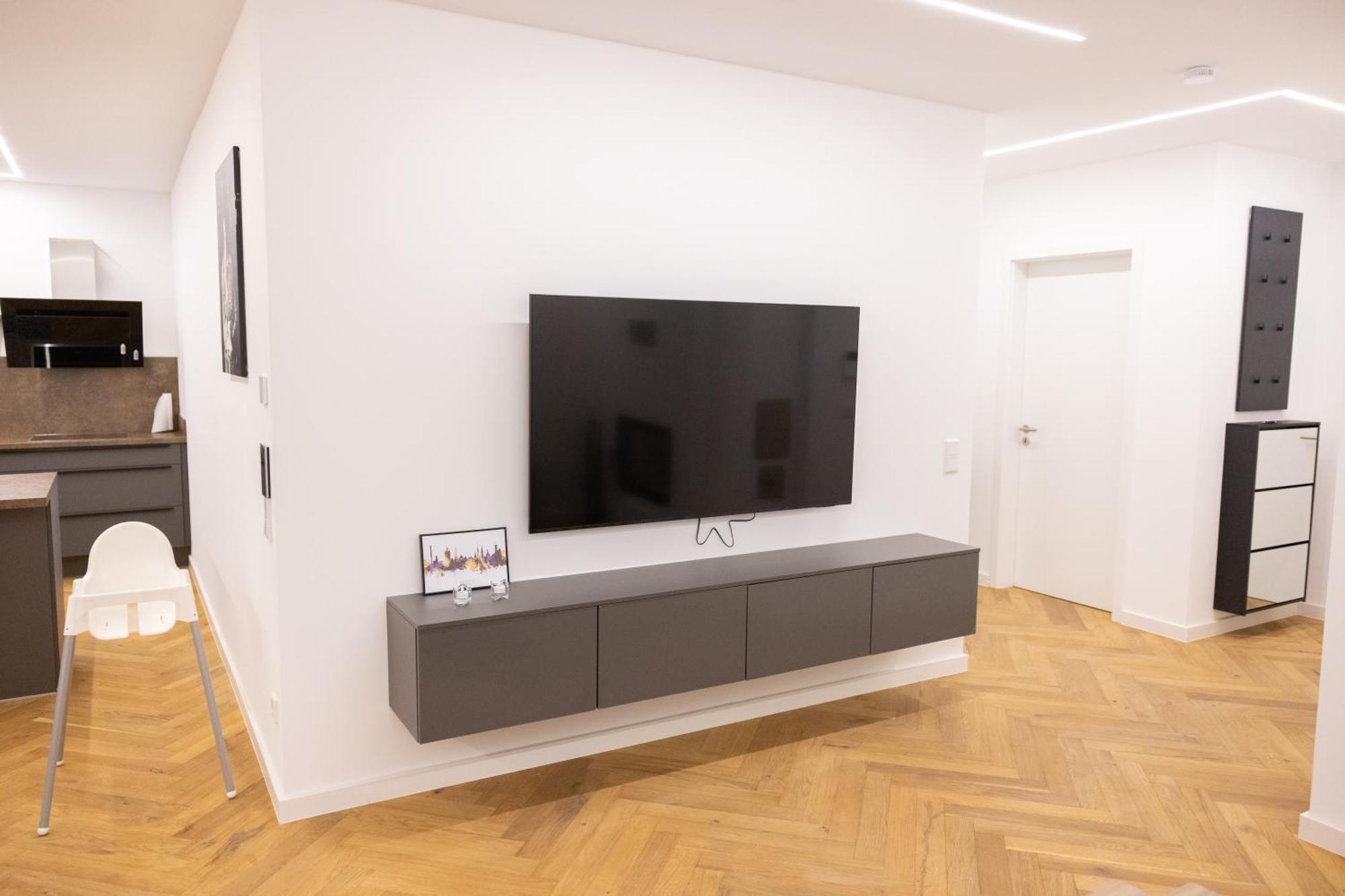 Neubau Apartment Mit Kamin Und Terrasse In Premium Lage Parkplatz Inklusive Bielefeld Luaran gambar
