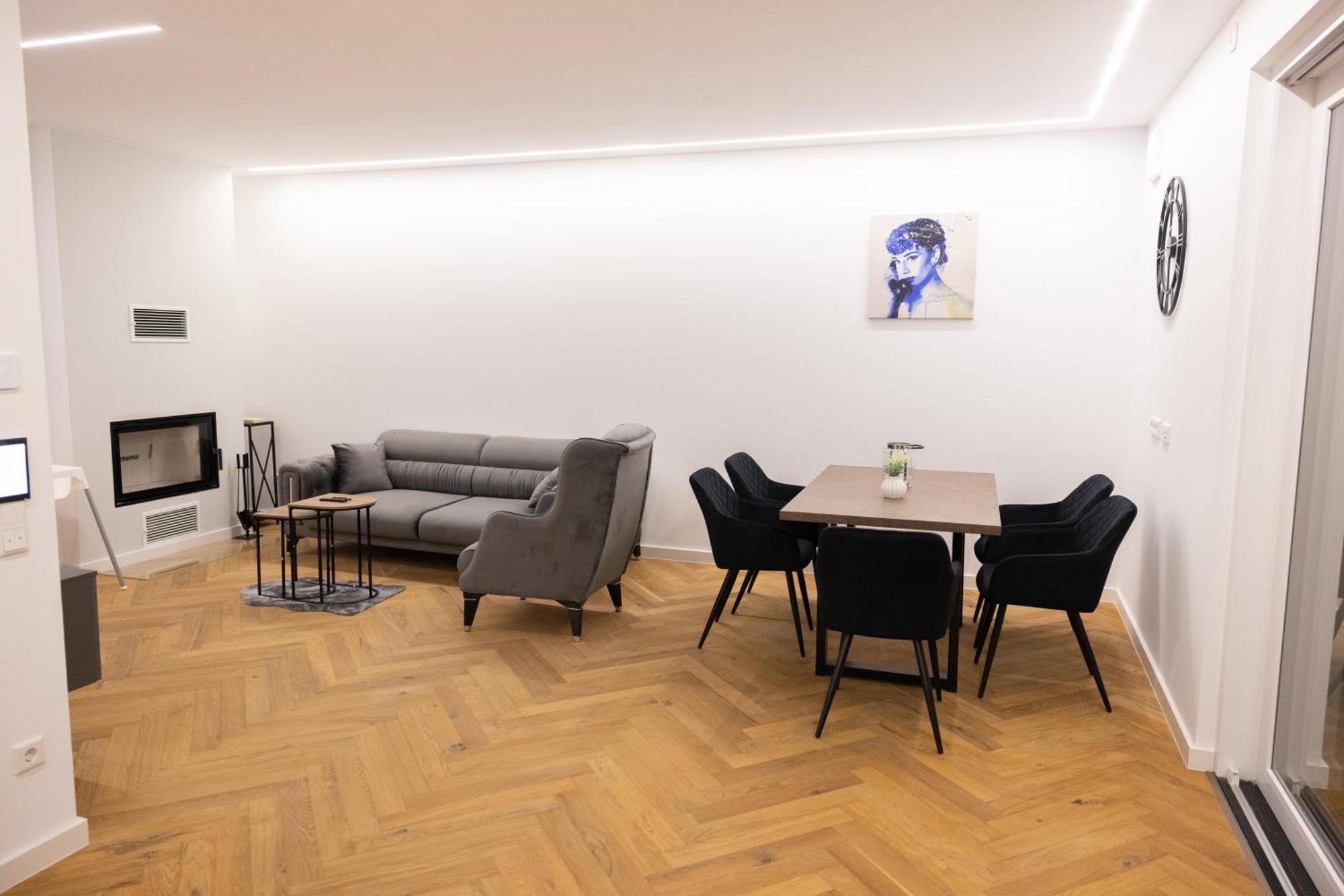 Neubau Apartment Mit Kamin Und Terrasse In Premium Lage Parkplatz Inklusive Bielefeld Luaran gambar